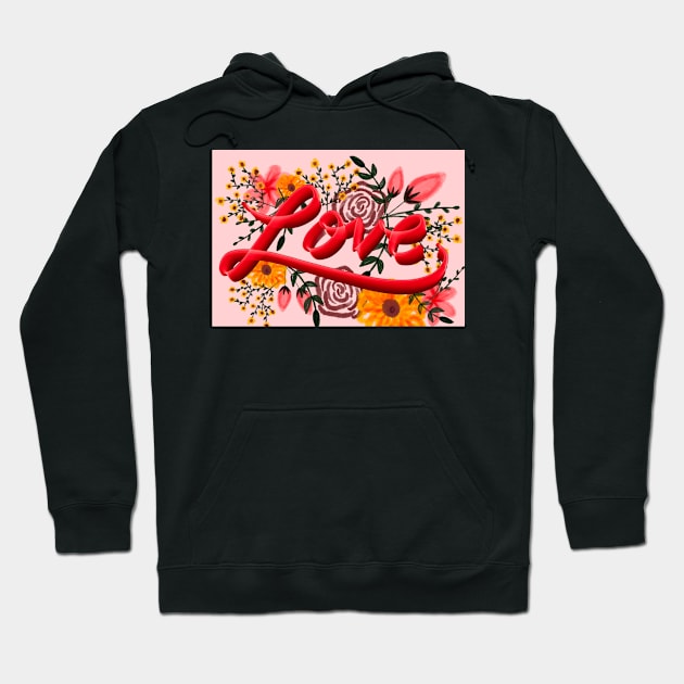 Love is in the air Hoodie by MBdigitalstudio